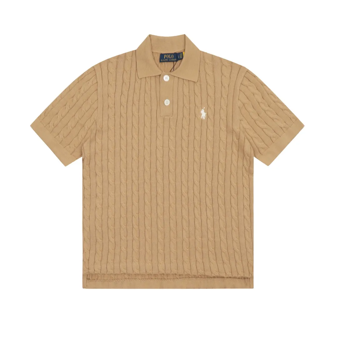 🅿️176 "Top quality" Style number: DS022# (not off the shelves all year round) [Ralph Lauren POLO lapel solid color pony embroidered logo knitted short sleeves] ✅Ralph Lauren Ralph Lauren classic basic versatile all-season cardigan knitted short sleeves ✅Main supplier platform live broadcast Wholesale entities Replenish when out of stock Not off the shelves ✅ZP quality 1:1 version Scan the code to enter the GF website Counter quality ✅Details and quality are the only one in Guangzhou. Imported quality cotton yarn focuses on high-end and cost-effective. Needless to say good quality. ✅The version is restored to the original order. The maximum size can be worn up to 160 pounds. Loose, comfortable and stress-free.